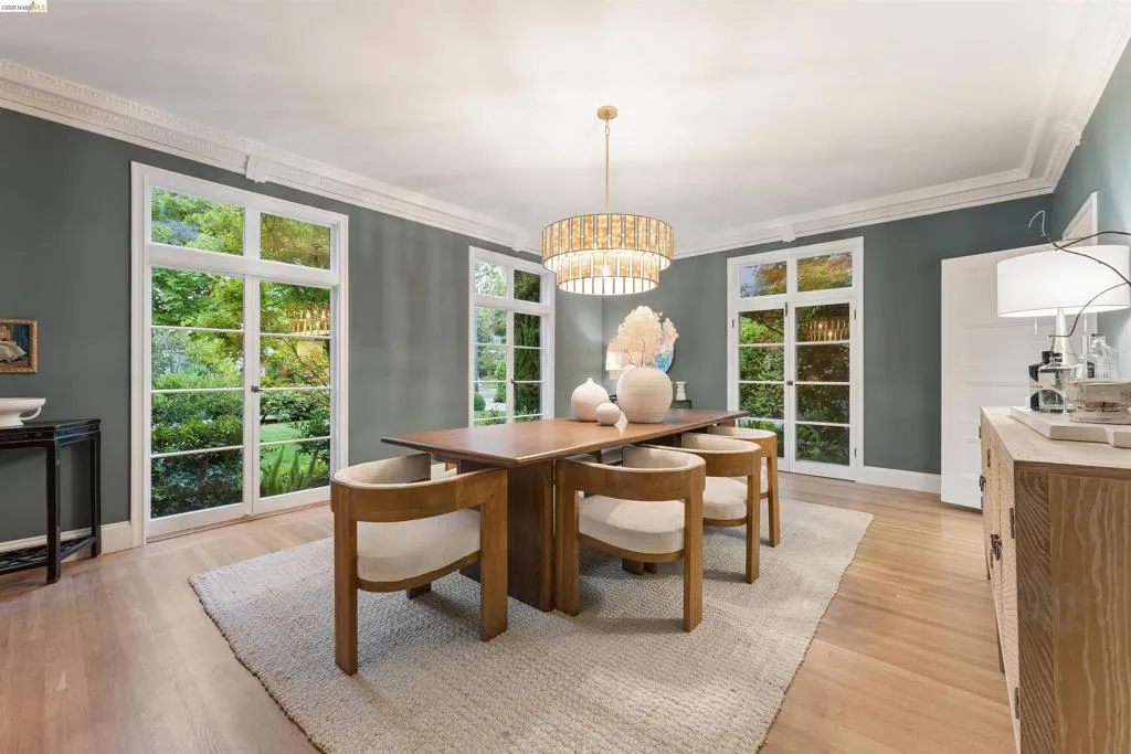 Natural light, French doors and original detailing