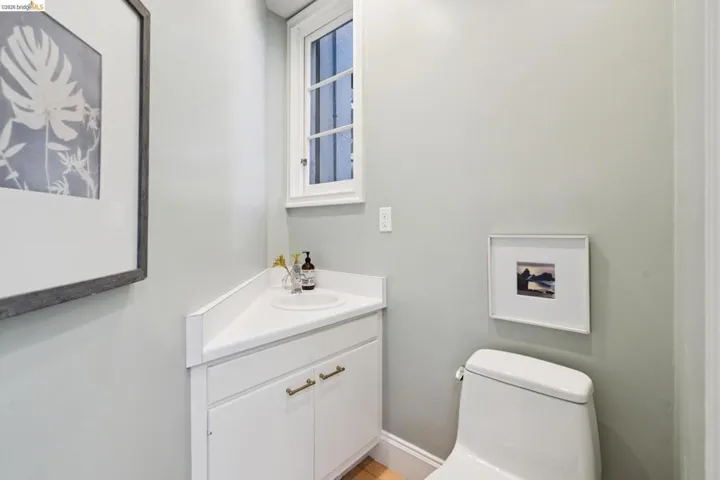 Located near kitchen and laundry room