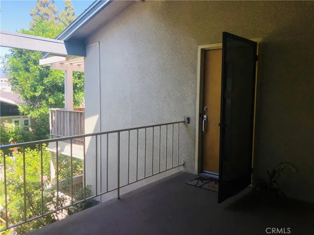 Peaceful setting includes outdoor patio, letting in an abundance of natural light