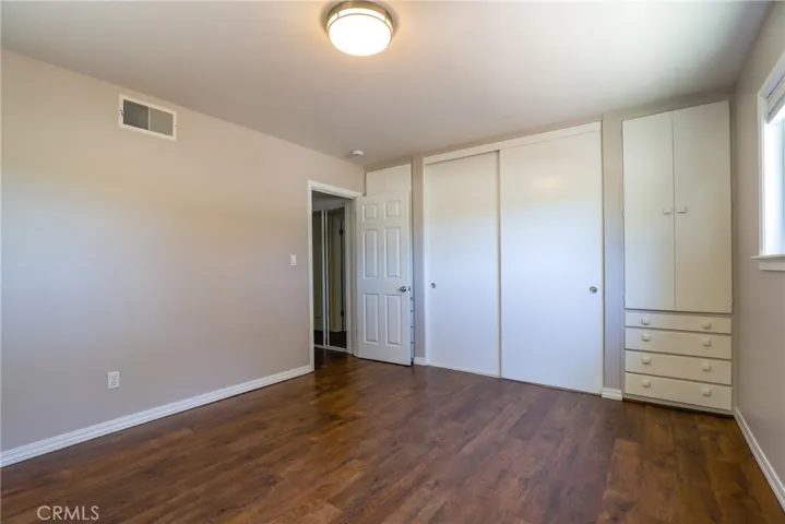 Nice sized closet plus built in cabinetry.