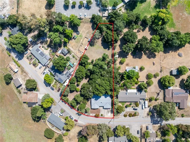 The home sits on ~ 1.17 parklike acres. Property boundaries are approximate.