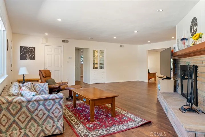 The living room's generous size allows for you to spread out and relax comfortably.