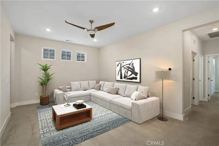 Upstairs Bonus Room Virtually Staged