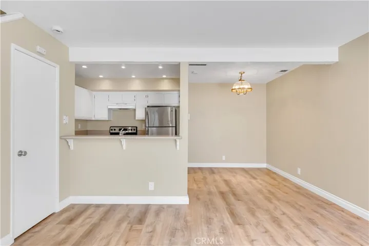 Kitchen is open to Dining Room