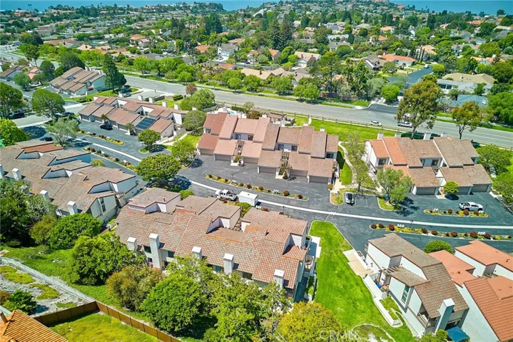 The few units in this quiet community.