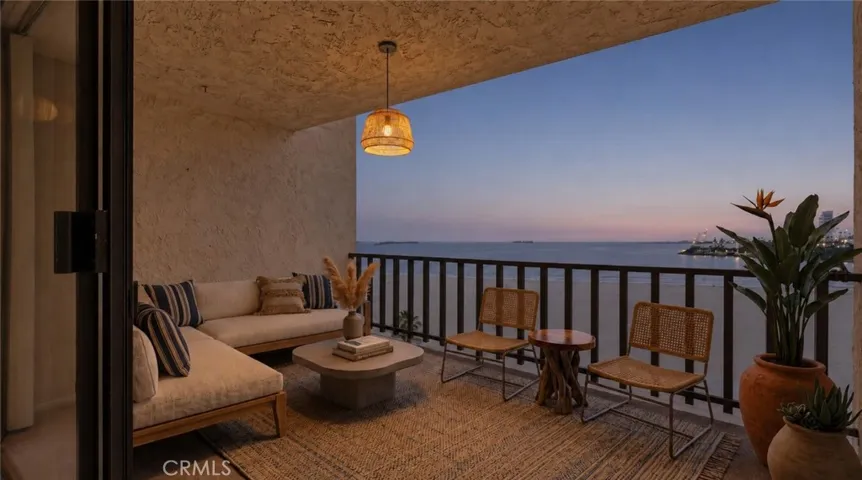 1140 E. Ocean Blvd #315 virtually staged and enhanced.