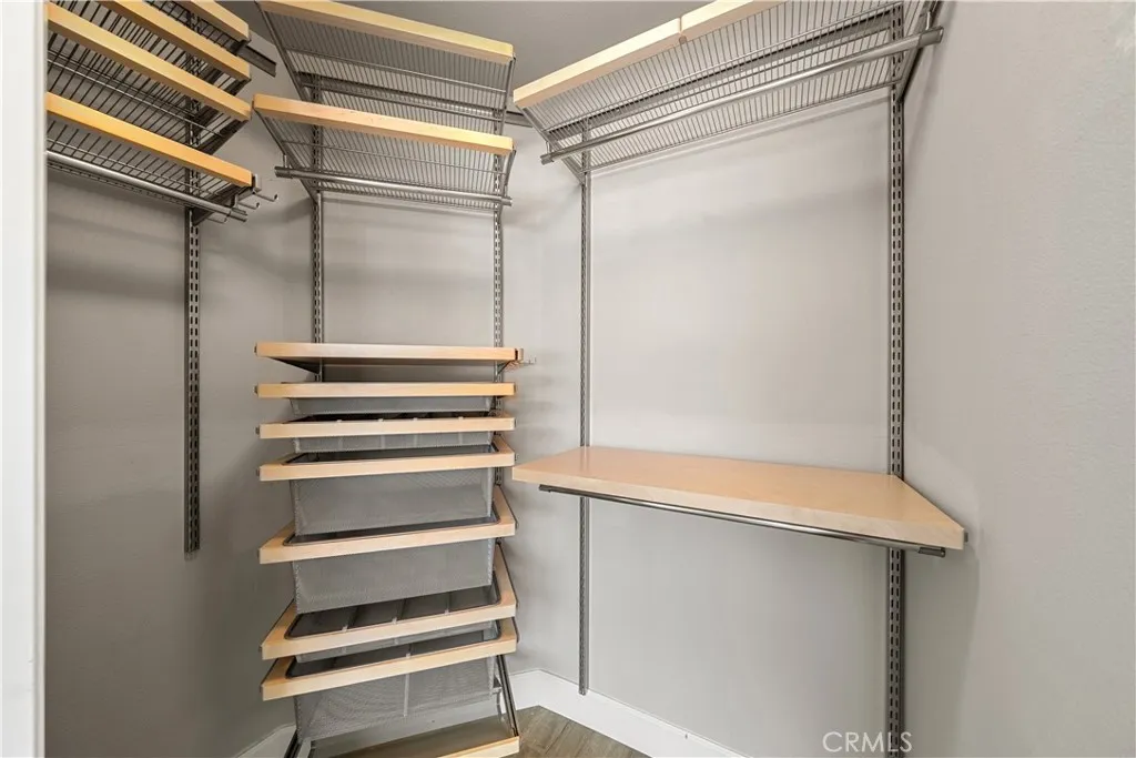 WALK-IN CLOSET IN BEDROOM