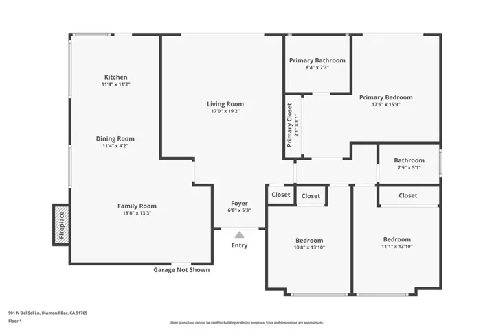 901 N Del Sol, Diamond Bar, California 91765