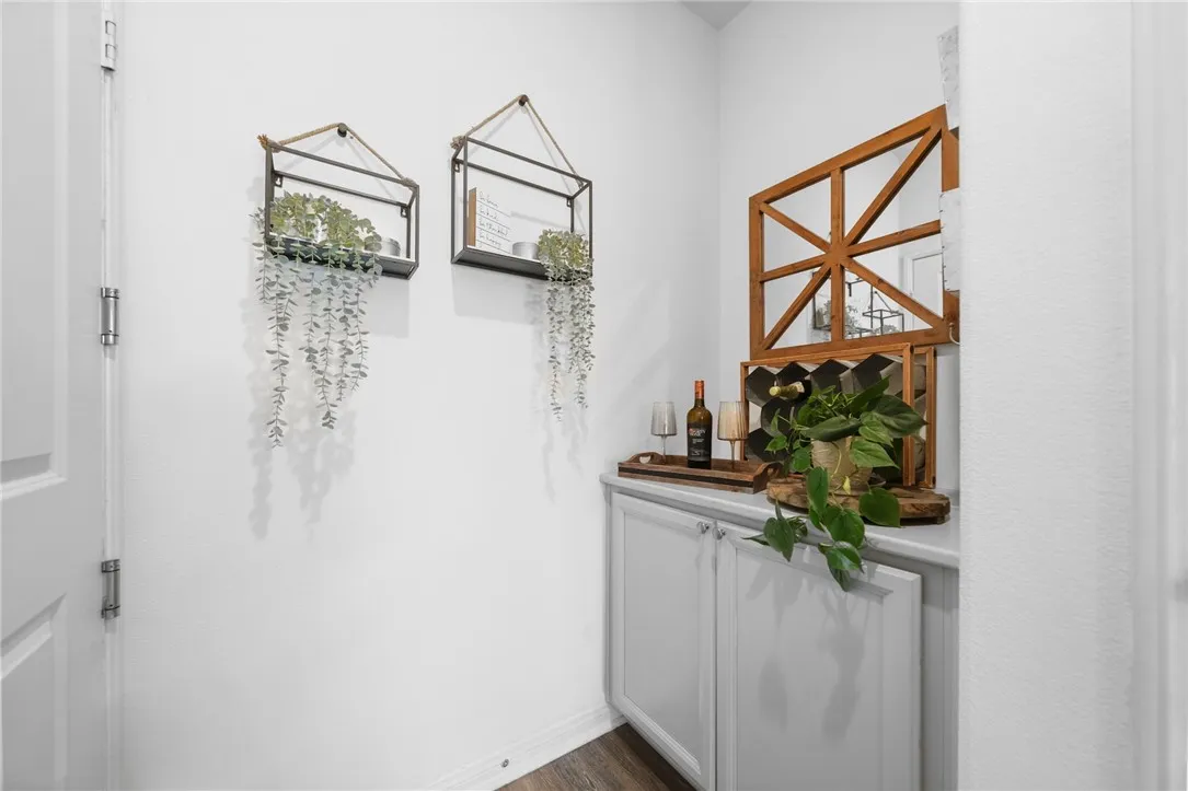 Mud room area from garage