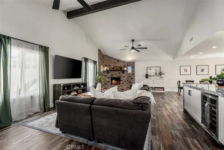 Photo includes digital alteration (fire added in fireplace)
