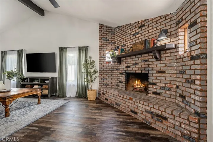 Photo includes digital alteration (fire added in fireplace)