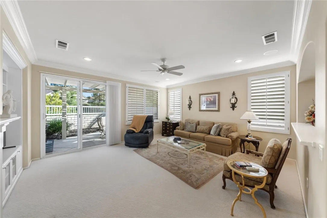 Family room light and airy
