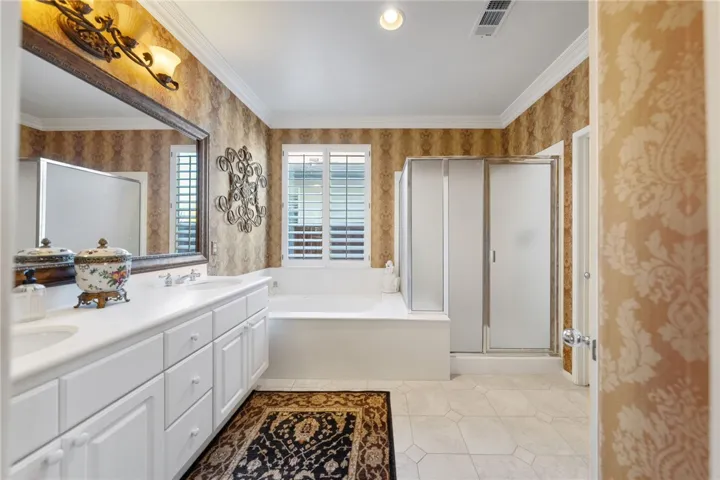 Primary bathroom suite