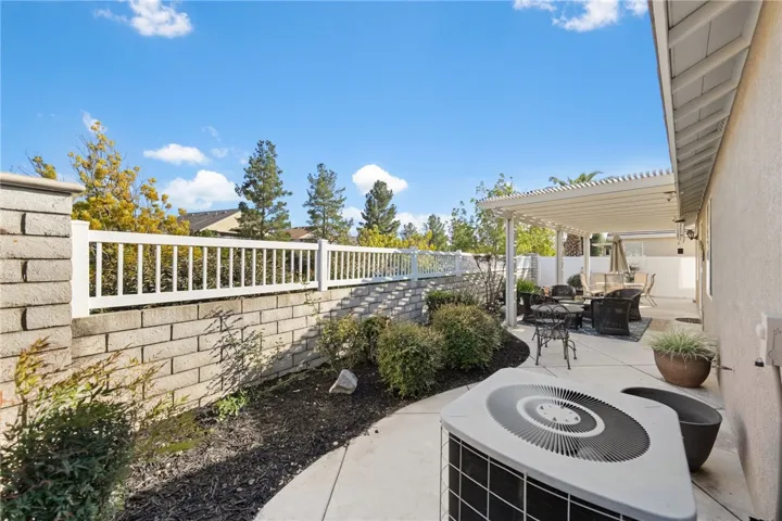 View of back of property