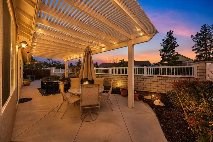 Backyard with virtual sky added