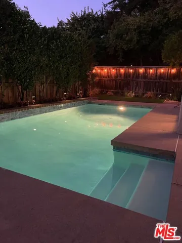 Evening Pool lights