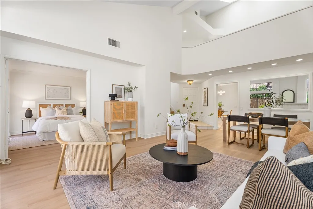 Light and bright living space.  Double door entry to main floor bedroom or multi-purpose room.
