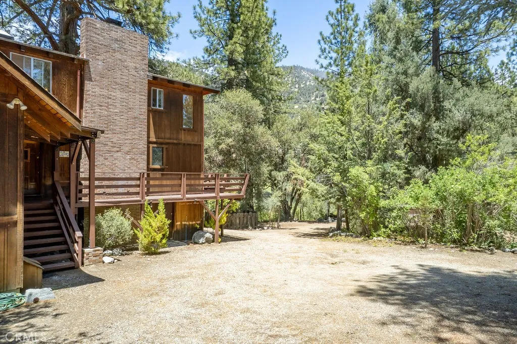 Looking toward the driveway.