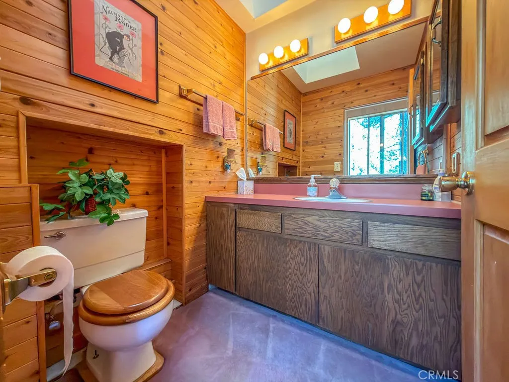 Half bath upstairs, main residence