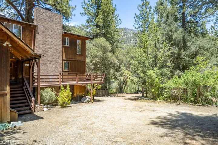 Looking toward the driveway.