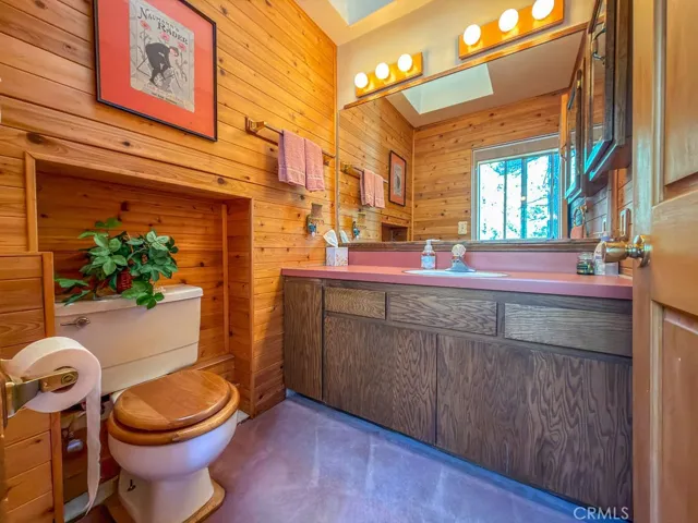 Half bath upstairs, main residence