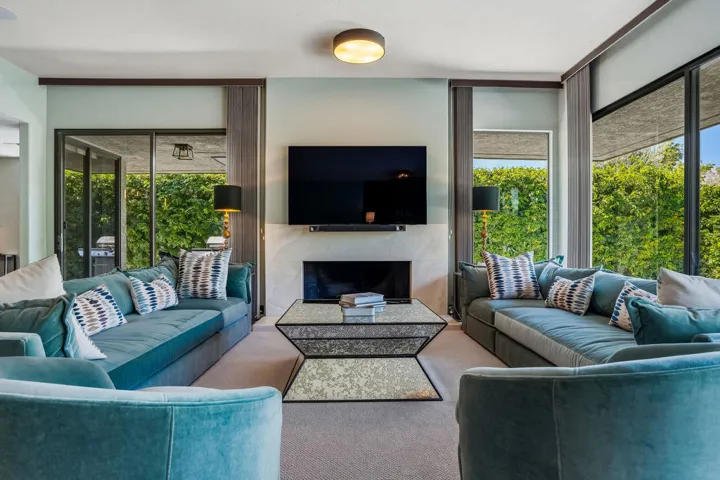 Living Room with Fireplace