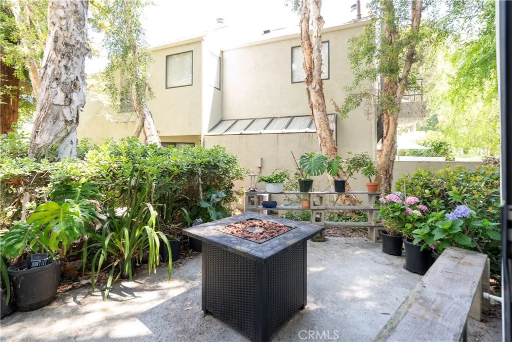Private patio area