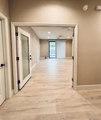 Open Master bedroom door