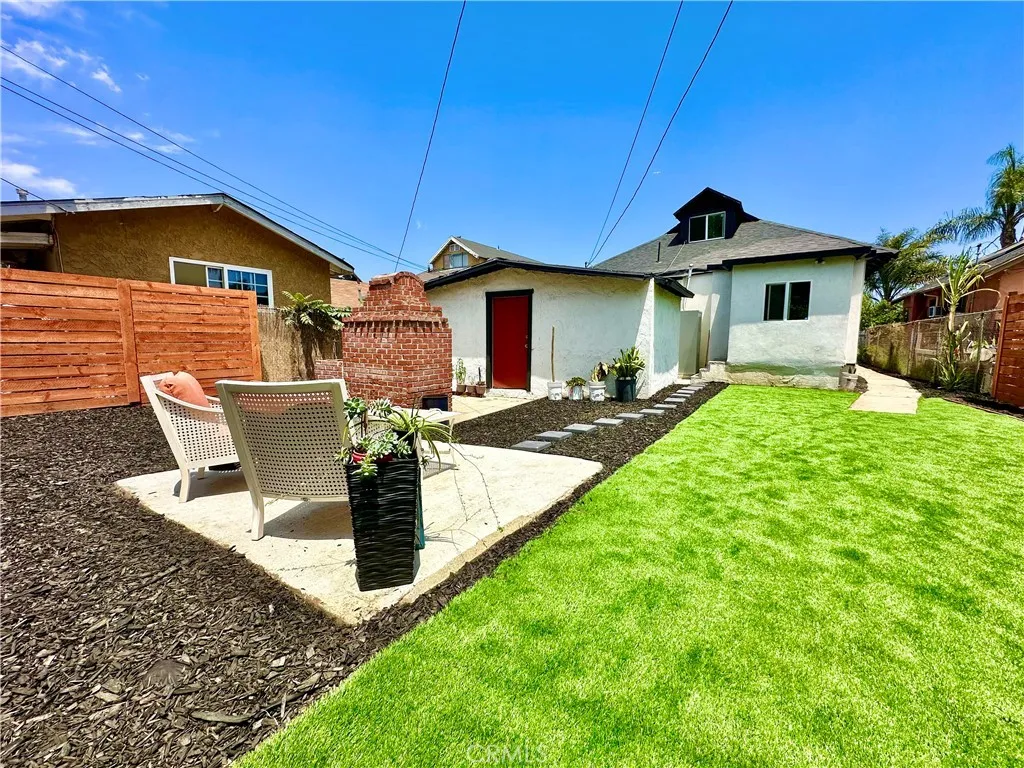 Outdoor Back Cement Patio