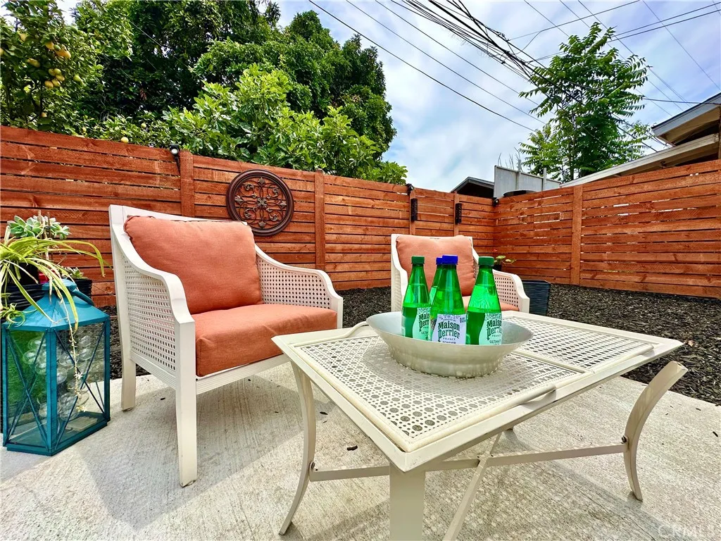 Outdoor Back Cement Patio