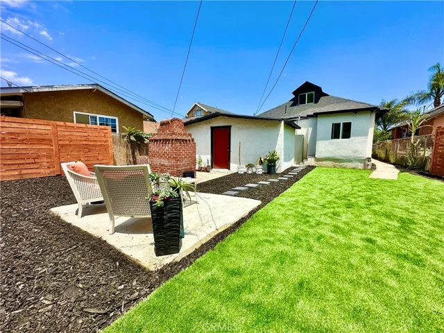 Outdoor Back Cement Patio