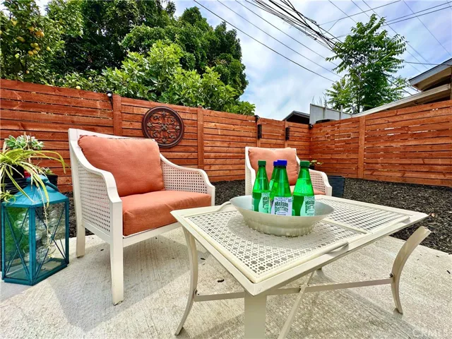 Outdoor Back Cement Patio