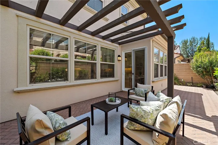 Low maintenance backyard.