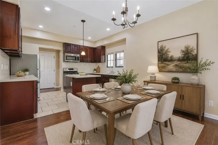 Virtually Staged Dining Room Example Only