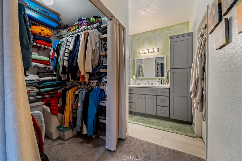Large walk in closet