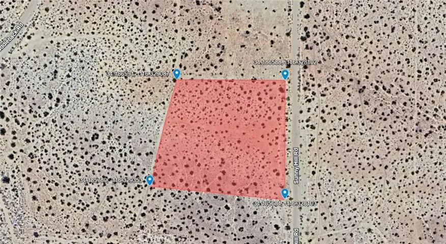 0 Sunny Hill Road, Joshua Tree, California 92252