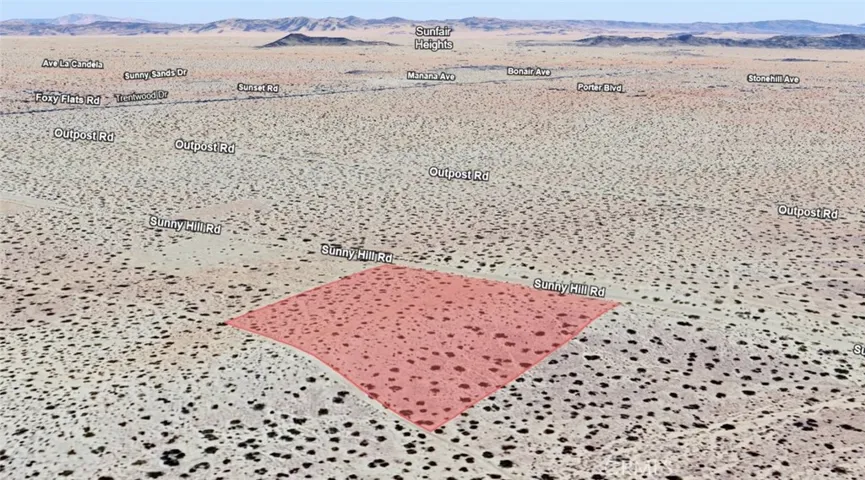 0 Sunny Hill Road, Joshua Tree, California 92252