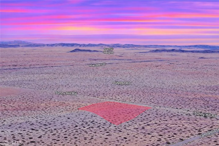 0 Sunny Hill Road, Joshua Tree, California 92252