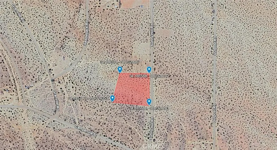 0 Sunny Hill Road, Joshua Tree, California 92252