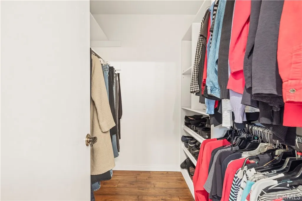 Ample closet space