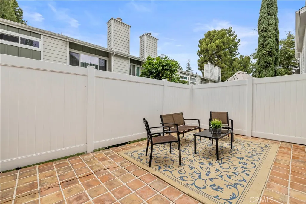 Private patio