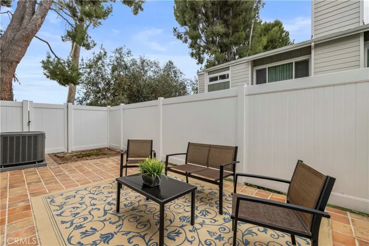 Private patio