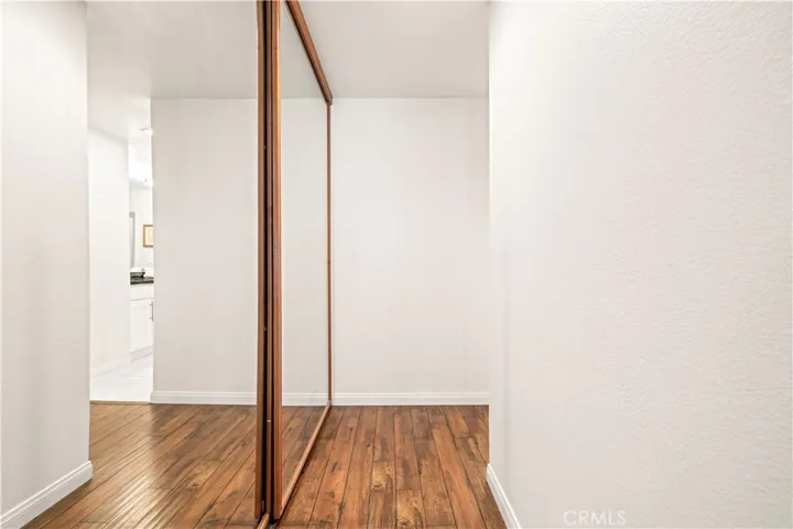 Ample closet space