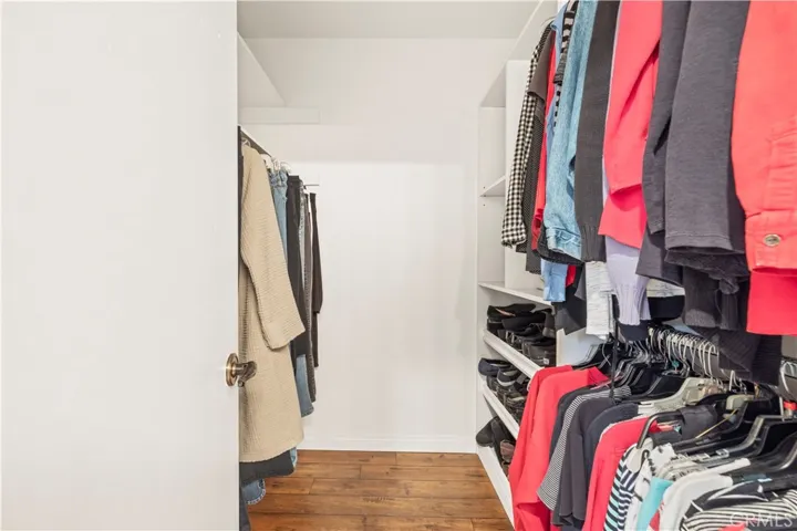 Ample closet space