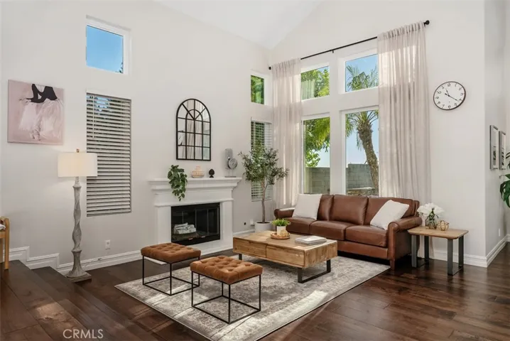 Living Room with Soaring Ceilings
