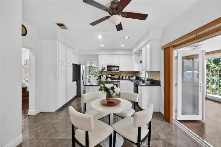 Informal dining and family room