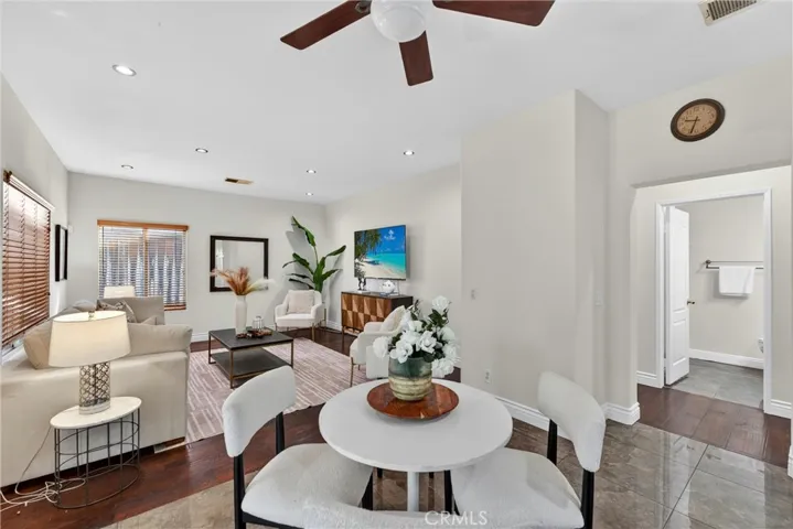 Informal dining and family room