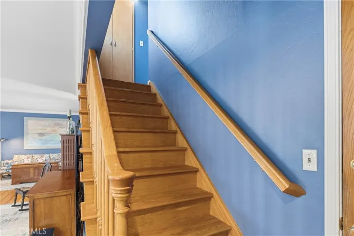 Staircase to Upstairs Studio Bedroom