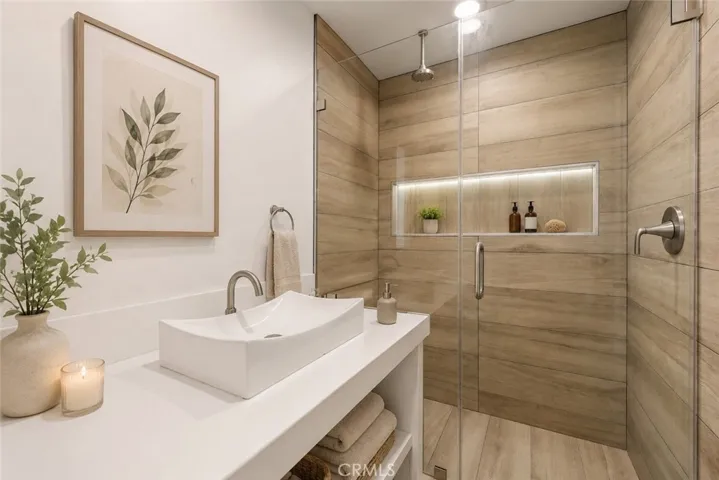 Main House Bathroom- Virtually Staged