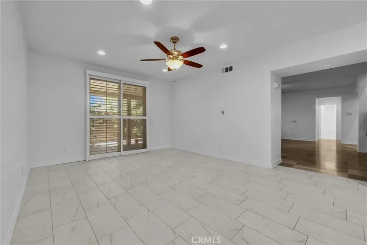Breakfast nook leading to backyard.